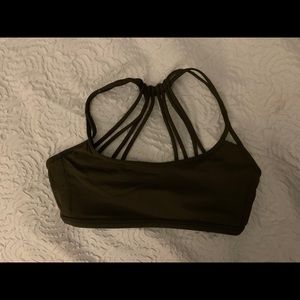 Army Green Lulu Lemon Sports Bra